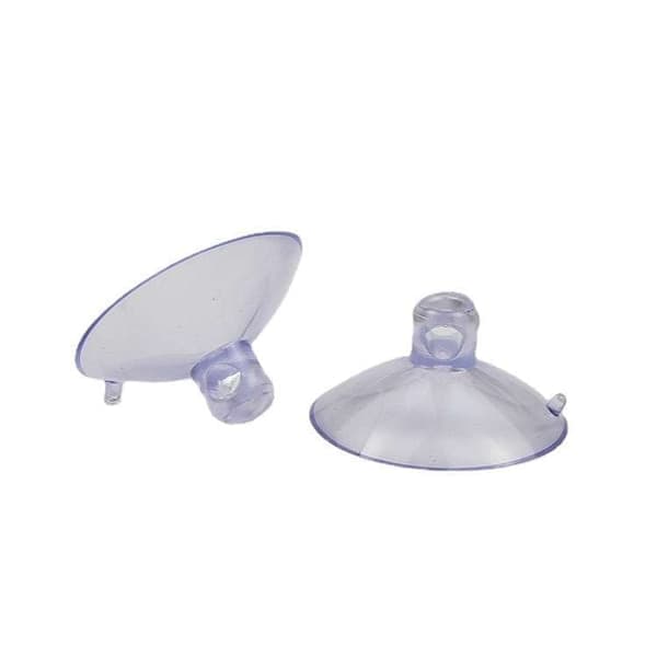 20 st små sugproppar av transparent plast - 35mm