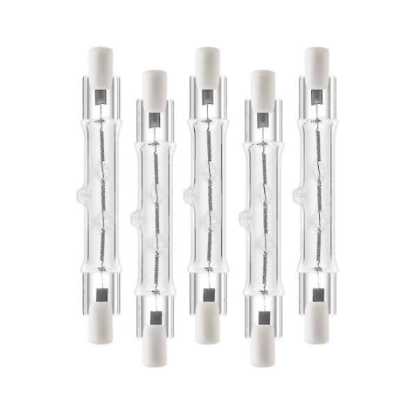 5-pack R7s 118mm 300w 230v - R7s halogen linjärt ljus