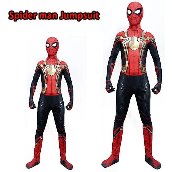 Spider-Man: No Way Home Cosplaydräkt för barn 3-12 år