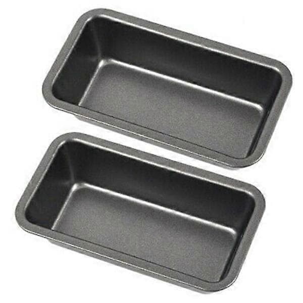 2 st Brödformar för bakning Nonstick kolstål brödform Bricka Toastform Kakform Limpa Bakverk Toast Bo