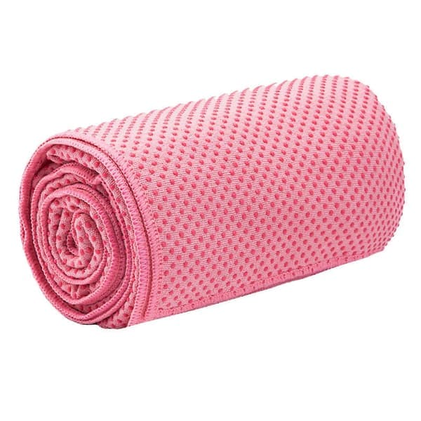 Mikrofiber Yogahandduk Hudvänlig Svetabsorberande Halkfri Maskintvättbar Yogaklasser Handduk med Bärväska