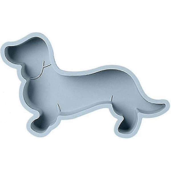 Söt Tax Hund Litet Djur Födelsedagsfest Dekoration Hand Tårta Brödform Gör-det-själv Dessert Silikon Stor N7g7 Modeli Form Bakning
