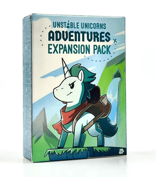 Unstable Unicorns Adventures Expansion Pack - Designad för att läggas till i ditt Unstable Unicorns-kortspel Adventure Extended Edition-tfrf