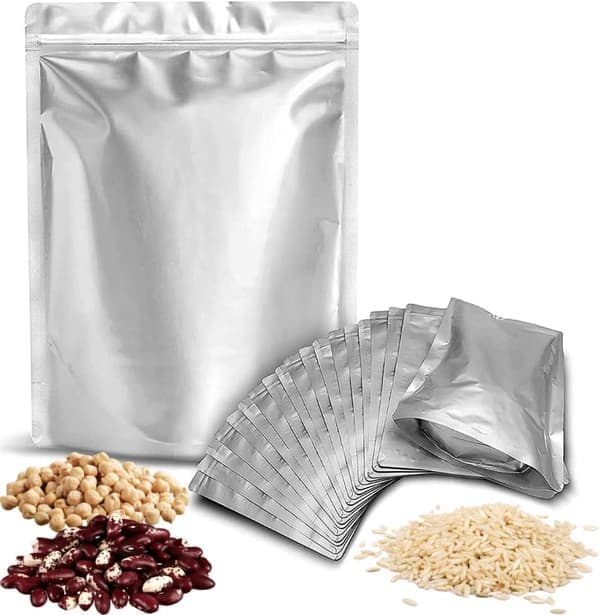 55 7x10 tum Mylar-påsar för livsmedelsförvaring, Mylar-vakuumpåsar Myla