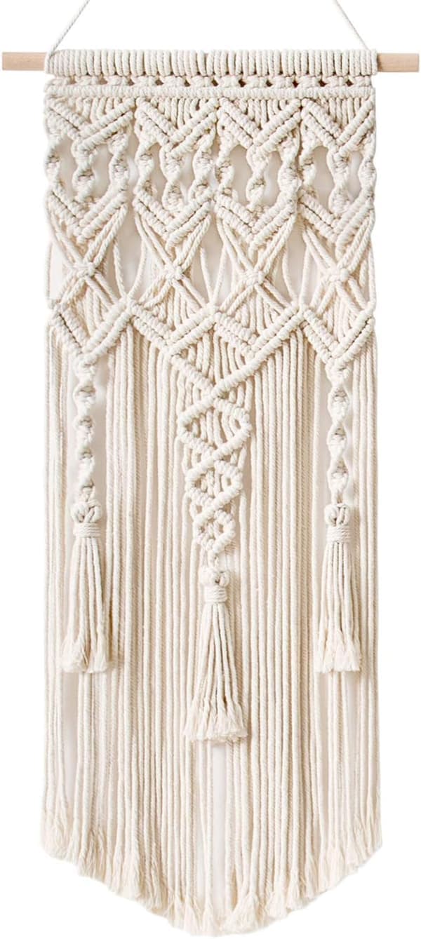 35*75cm Makramé Vägg Hängande Boho Hem Chic Bohemian Geometrisk W