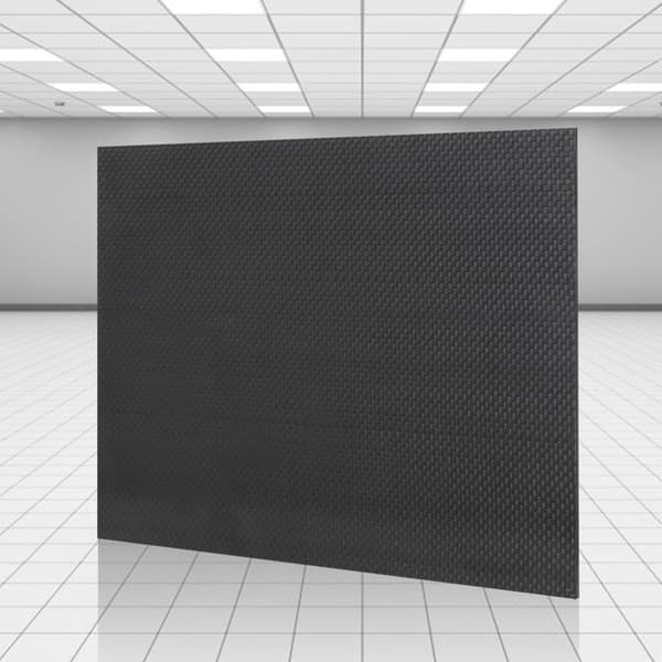Twill-kolfiberplatta med hög hårdhet, arkmaterial med ljus blank yta, 200x300x3,0 mm