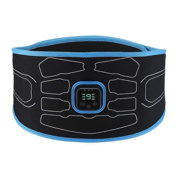 Smart EMS Magtränare Muskelstimulator Toner Fitness Vibrations Midjebälte Kroppsslimmande Bälte Elektrisk Viktminskning Unisex -FX-