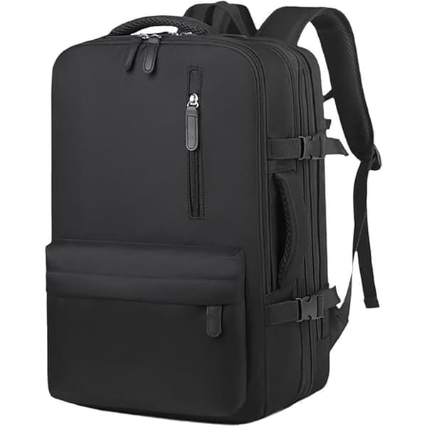 40x30x20 Flygplansryggsäck, Kabinryggsäck, Laptopryggsäck för Flygresor, Skolryggsäck, Väska för Män och Kvinnor. (Svart)[GPA]