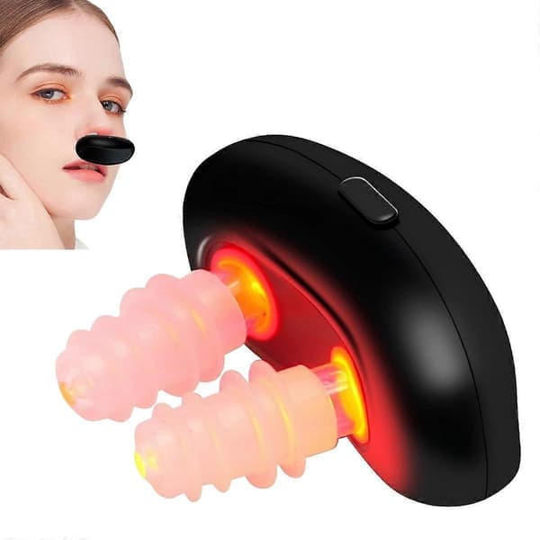Rödljus Nasal Terapi Enhet, Portabel Rödljus Terapi Instrument för Näsan, Effektiv Sinus Nasal Lugnande Enhet