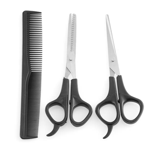 3-pack Hårsaxar Klippsaxar Salong Professionell Barberare Hårsaxar Tunnande Frisörset Stylingverktyg med Frisörkam