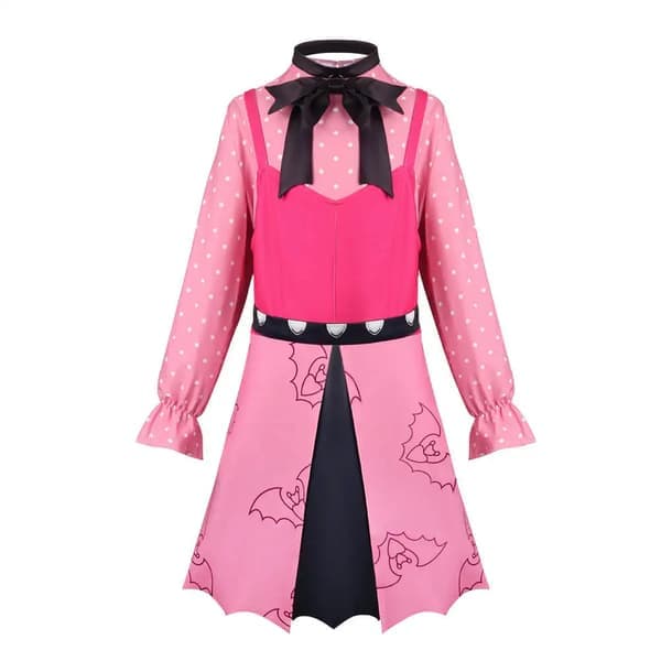 Barn Draculaura Kostym Cosplay Monster High Festkläder Födelsedag Halloween Anime Flickor Söt Dräkt