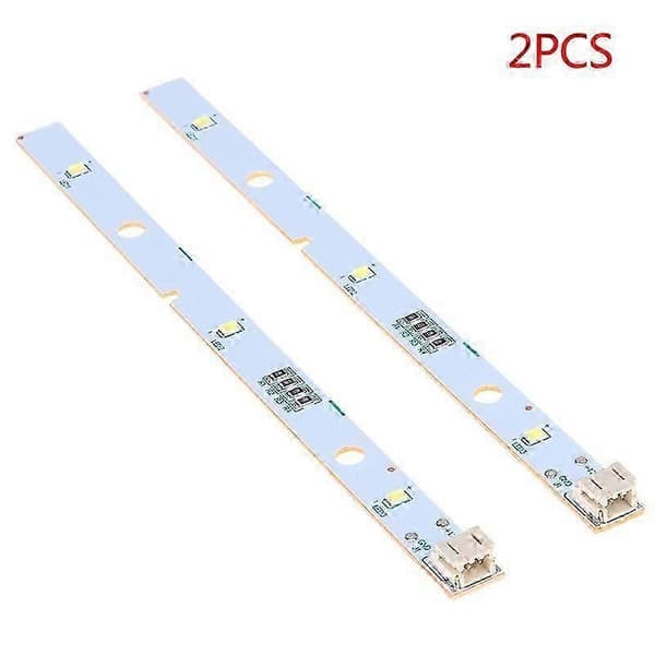 2 st Frysskåpsljus LED-list För RONGSHENG/ HISENSE Kylskåp LED-ljus E349766 MDDZ-162A 1629348 DC12V 2W