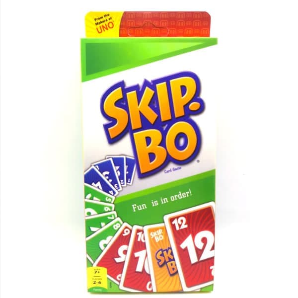 Skip-Bo Kortspel - Klassisk Familjekul för Barn, Vuxna & Festspel