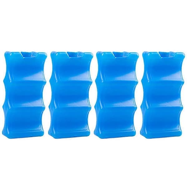 4 Pcs Wave Pattern Breast Milk Storage Fresh-keeping Ice Packs