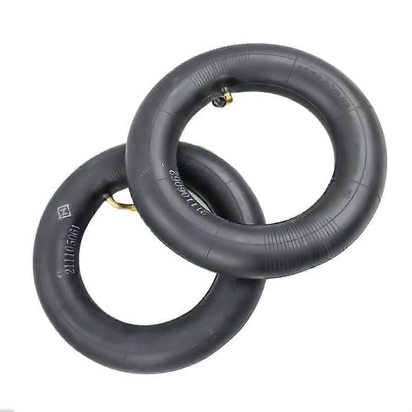 2-pack Universal Innerslang 10x2.5/10x2.75 med 45° Böjd Ventil - Kompatibel med 10-tums Däck [JUN]