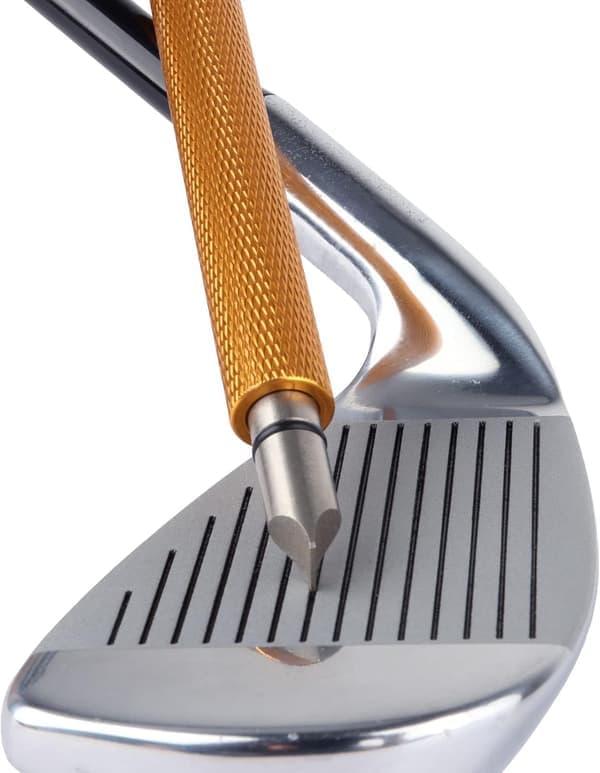 Golfklubba Groove Skärpare, Šterspårningsverktyg och Rengörare för Wedges & Järn - Generera Optimal Backspin - Lämplig för U & V-Grooves