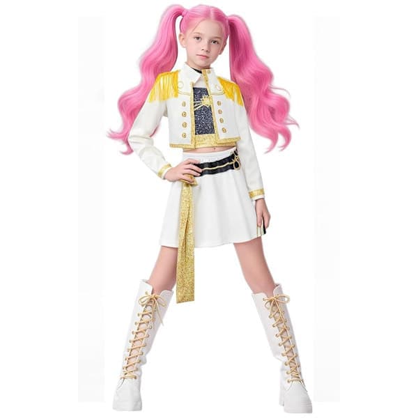 Halloween Demon Slayer Cosplay Kostym | K-Demon Slayer Mira Zoi Rumy Anime Outfit Familj Par Cosplay Zoe (topp + byxor) 120