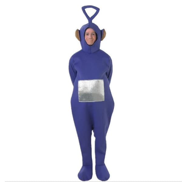 Halloween Het Rea Ny Kostym Tecknad Figur Teletubbies Cosplay Kostym Dockset - Lila