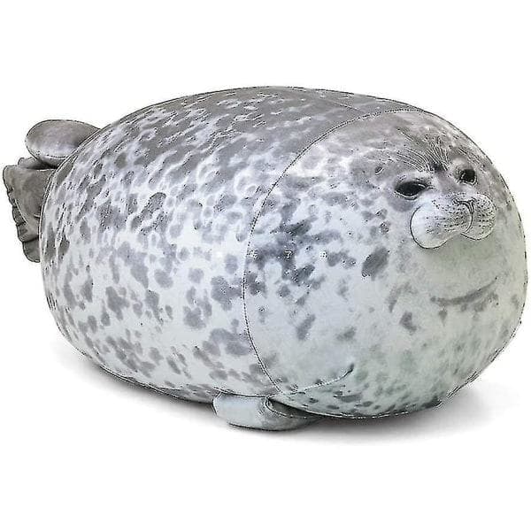 60 cm Sälkudde, Knubbig Blob Sälkudde Söt Säl Djur Gosedjur Bomull Plysch Leksak Kudde Kompatibel med Bord Mjuk Säl Kramkudde Rygg_Speciella