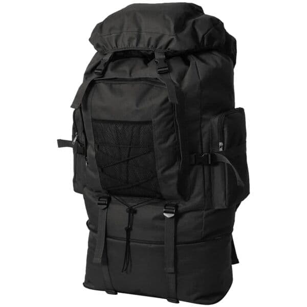 vidaXL Arméryggsäck XXL 100 L svart