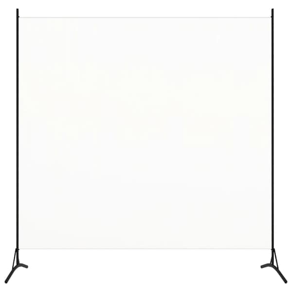 vidaXL Rumsavdelare vit 175x180 cm tyg