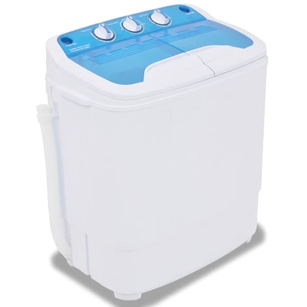 vidaXL Minitvättmaskin med dubbla trummor 5,6 kg