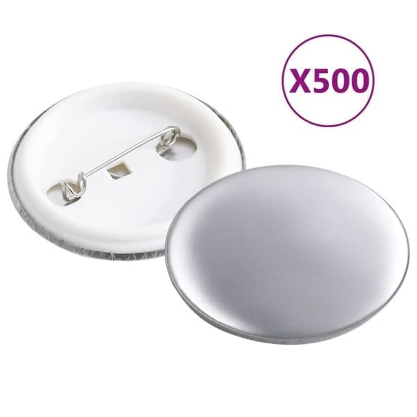 vidaXL Knappdelar 500 uppsättningar 37 mm