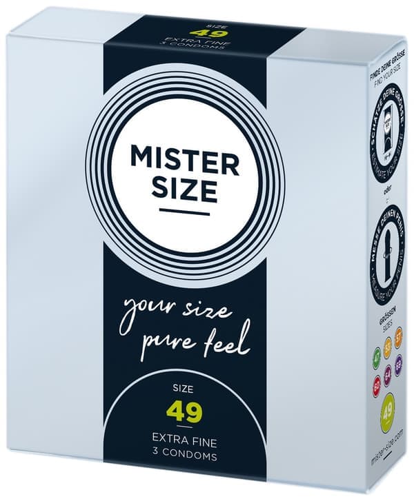 Mister Size Kondomer 49 mm/ 3-pack