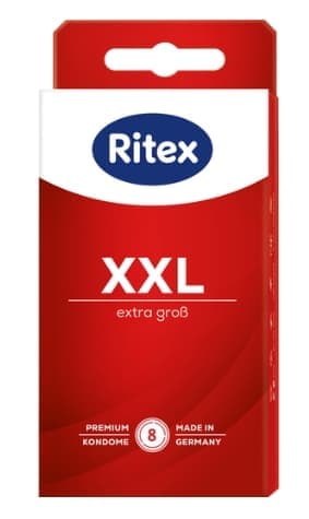 8-pack med Ritex XL Kondomer från Tyskland