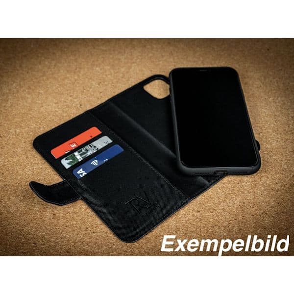 iPhone 13 Mini Plånboksfodral Magnet Rvelon - Mörklila