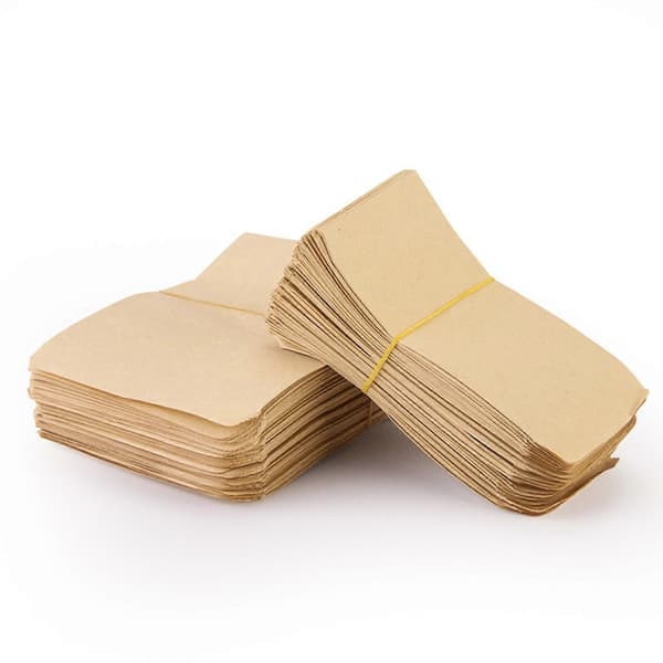 100 stycken fröpåsar tomma frökuvert tomma fröpapperspåsar bulk 6*10cm