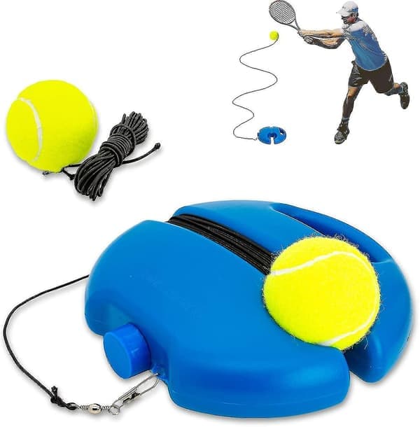 Tennis Tränare Rebound Boll, Solo Tennisträningsutrustning För Självträning, Portabelt Tennisträningsverktyg, Tennis Rebounder Kit
