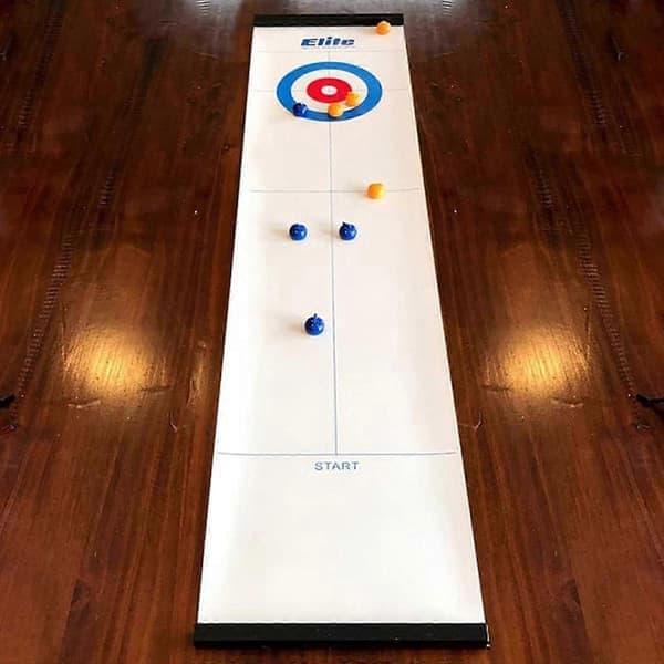 Bordsskiva Curling Spel och familj Roliga Brädspel Presenter till barn och vuxna-Bra[YATOY]