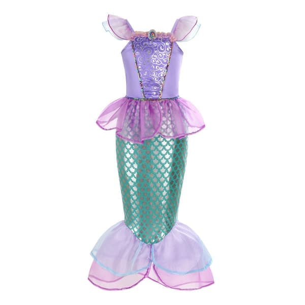 Halloween Sjöjungfru Barnklänning Sjöjungfru Prinsessklänning Ariel Flickor Klänning - Lila