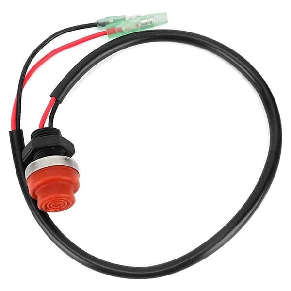 Universal båt utombordsmotor Motor Start Kill Switch Nyckelfri tryckknapp, Gäller Alla För