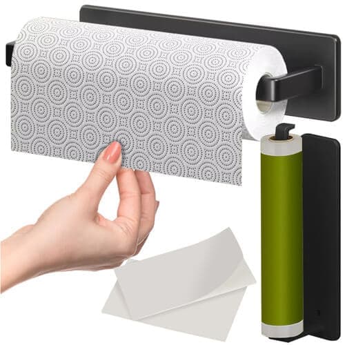 Självhäftande Hållare för Hushållspapper svart
