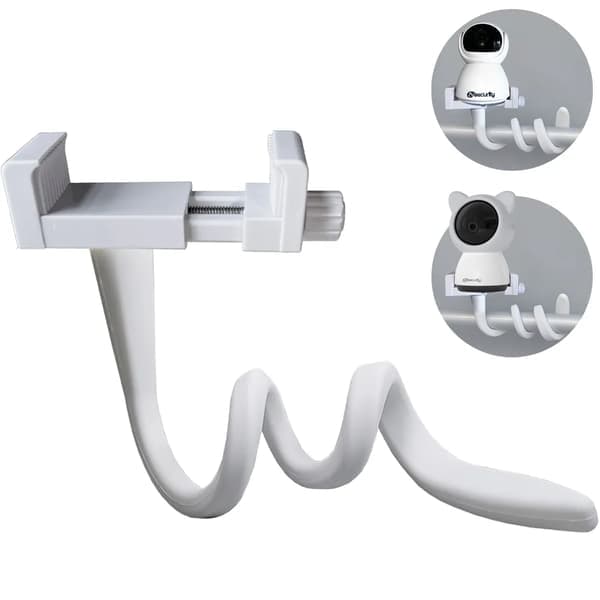Universell Baby Monitor Hållare Längre Vit Flexibel Silikon Baby Kamerastativ