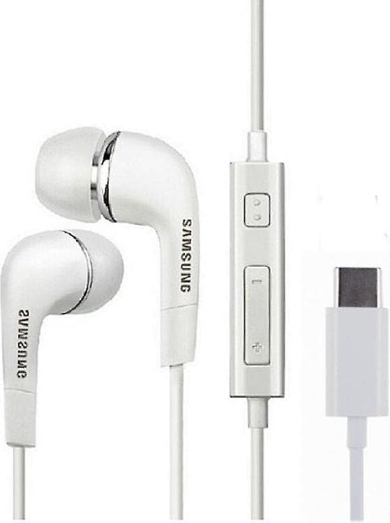 Kompatibla med Samsung EHS64AVFWE Hörlurar USB-C In-Ear Hörlurar för Smartphones - Vit