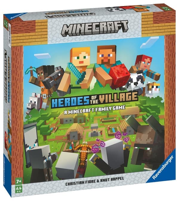 Minecraft Heroes Save The Village Sällskapsspel SV/DA/NO/FI