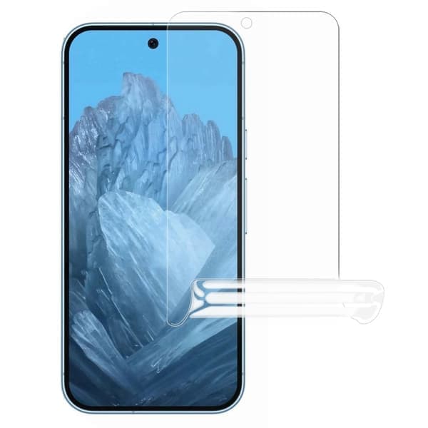 Google Pixel 10/10 Pro/9/9 Pro Skärmskydd PET Heltäckande Transparent