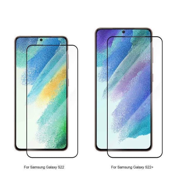 Samsung Galaxy S22/S22 plus - Heltäckande härdat glas/Skyddsglas