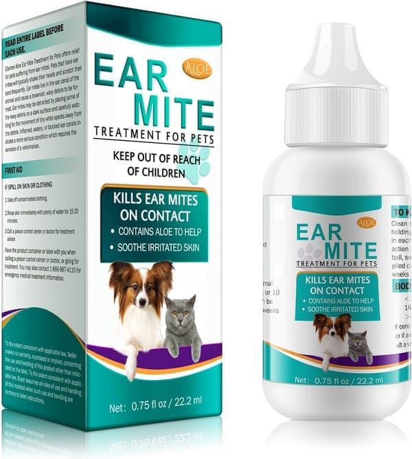 Ark Naturals Ears All Right, skonsam öronrengöringslotion för hundar, lindrar problem med infektioner, allergier, lukt och vax, naturlig botanisk