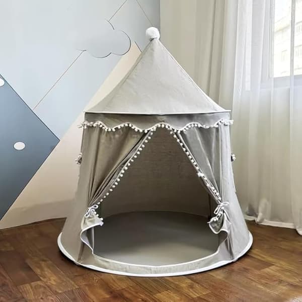 Stort Lektält för Barn – Yurt-design Lektält med Väska, Perfekt Present för Barn