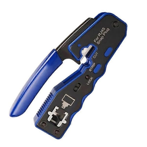 RJ45 Multifunktionell Kabelpress Wire Rope Crimping Tool för Cat5 Cat5E Cat6 8P-FS-