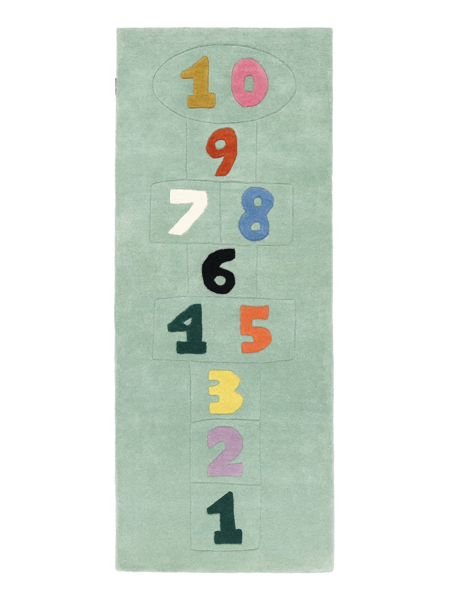 Hopscotch Lane Matta - Grön / Flerfärgad 80x200