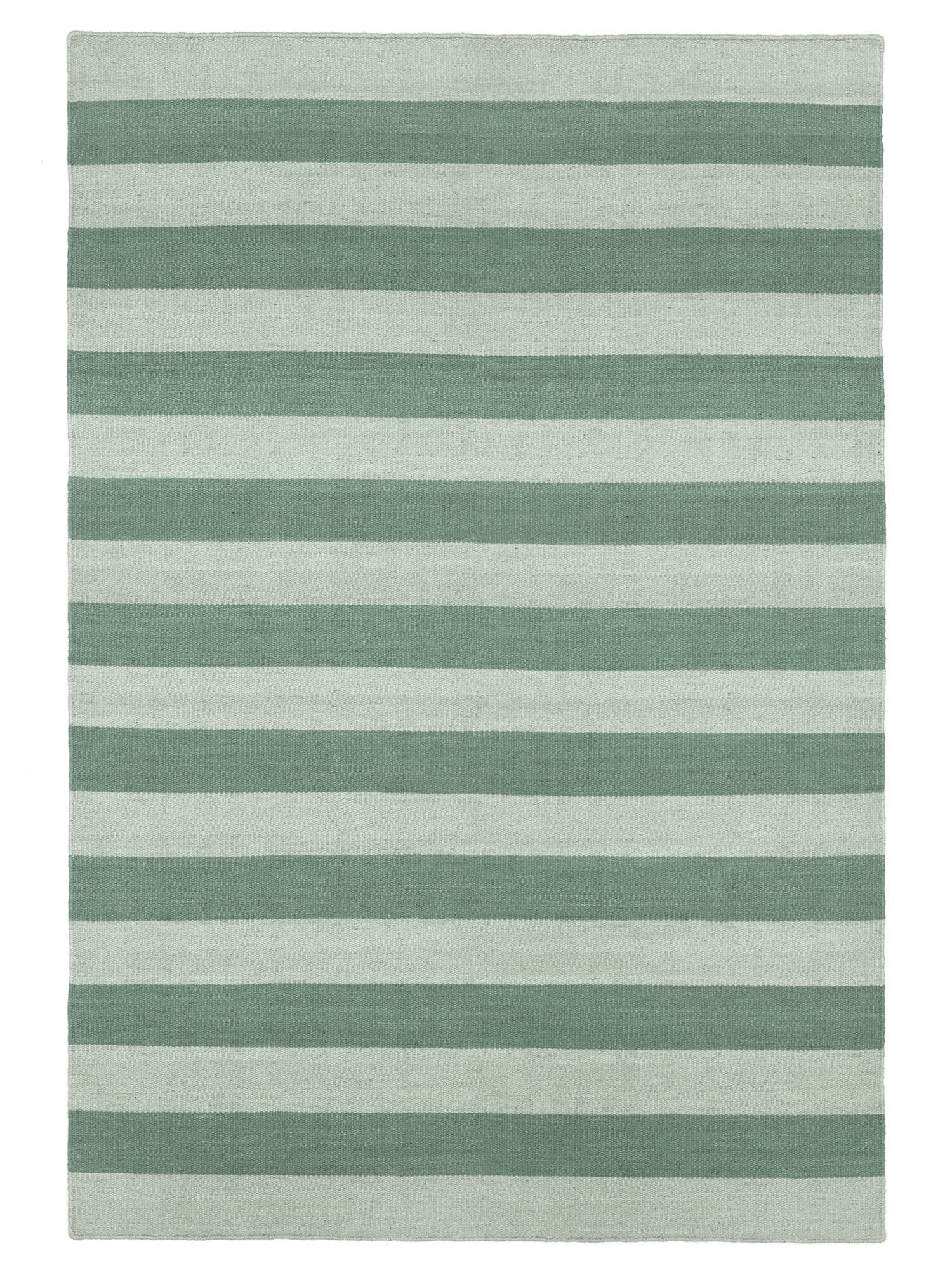 Classic Stripe Matta - Grön / Ljusgrön 160x230