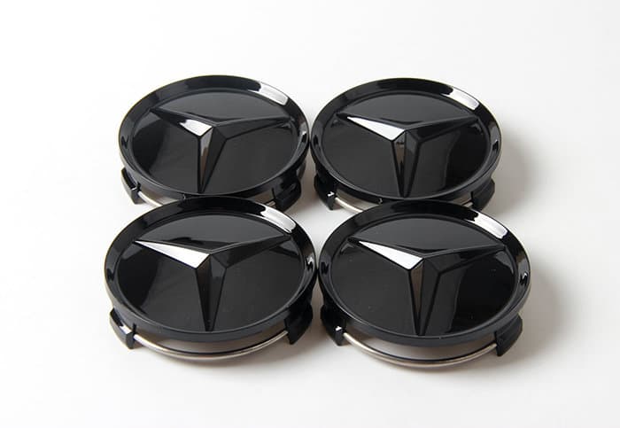 MB04 - 75MM 4-pack Centrumkåpor Mercedes Benz
