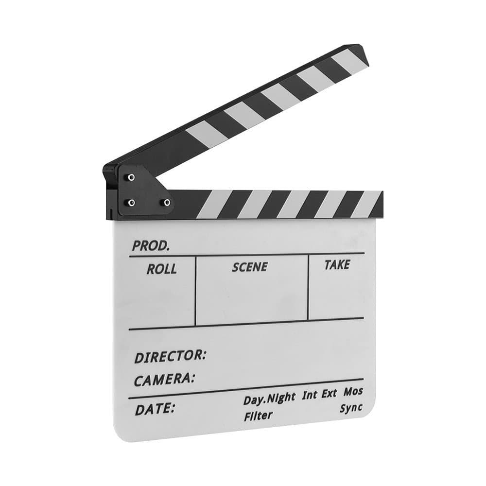 KlappBräda Klappa Film Inspelning med penna - Vit & Svart