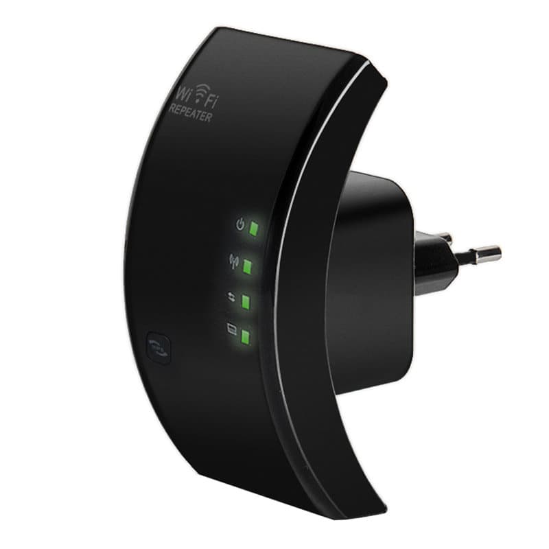 Trådlös Wifi Repeater - Svart