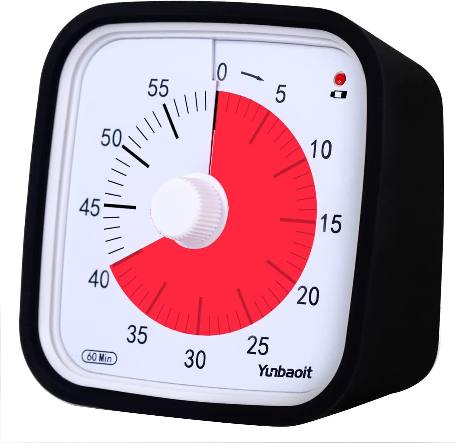 Visuell Timer 60min - klassrum skola för barn Yunbaoit